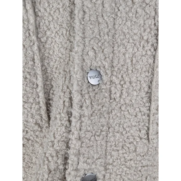 Vuori Sycamore Sherpa Long Shirt Jacket Dark Salt Beige Size Small Gorpcore - Picture 5 of 11